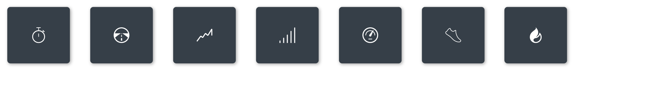 Parameters or specifics icons